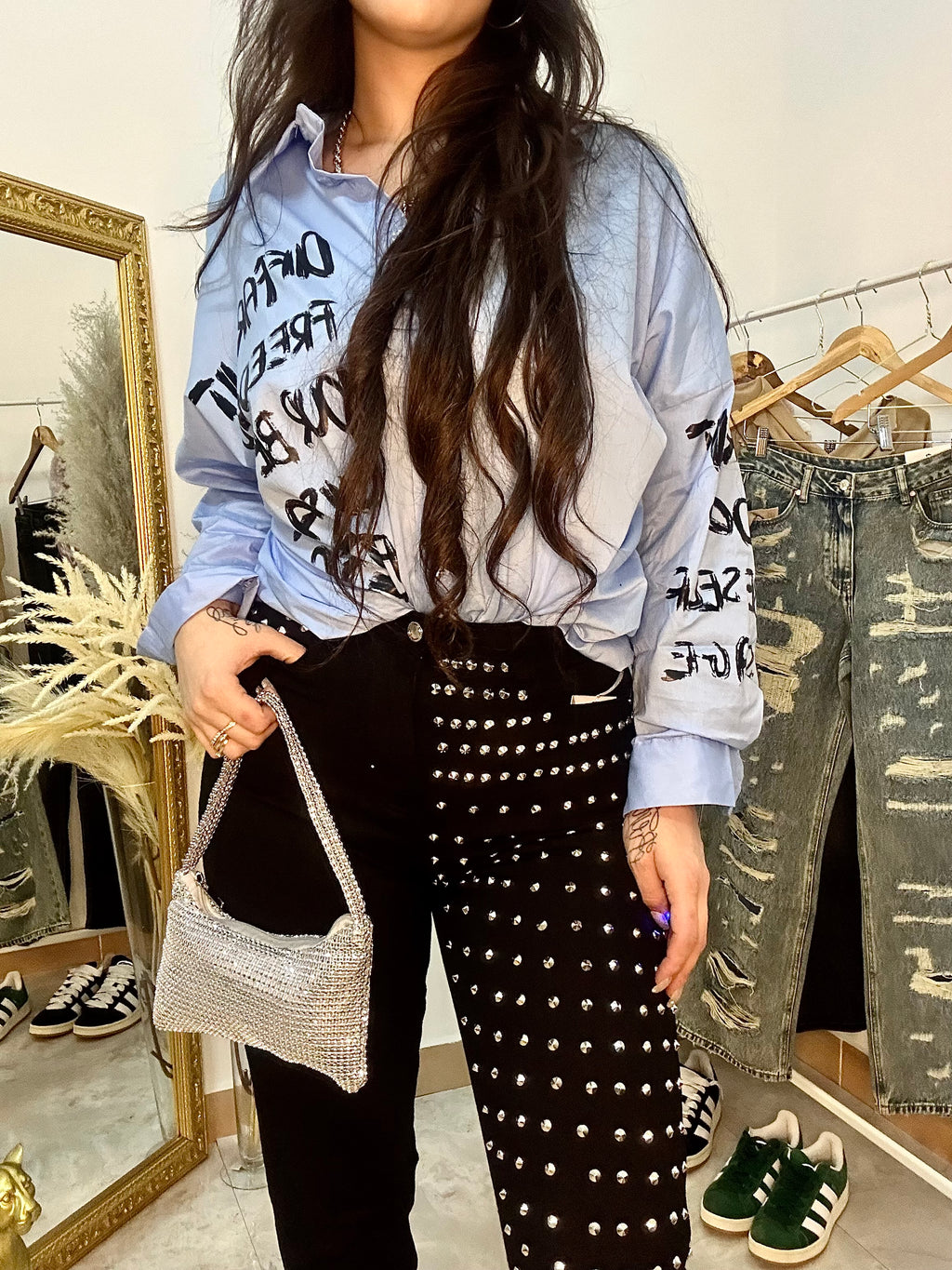 Jeans nero Margi