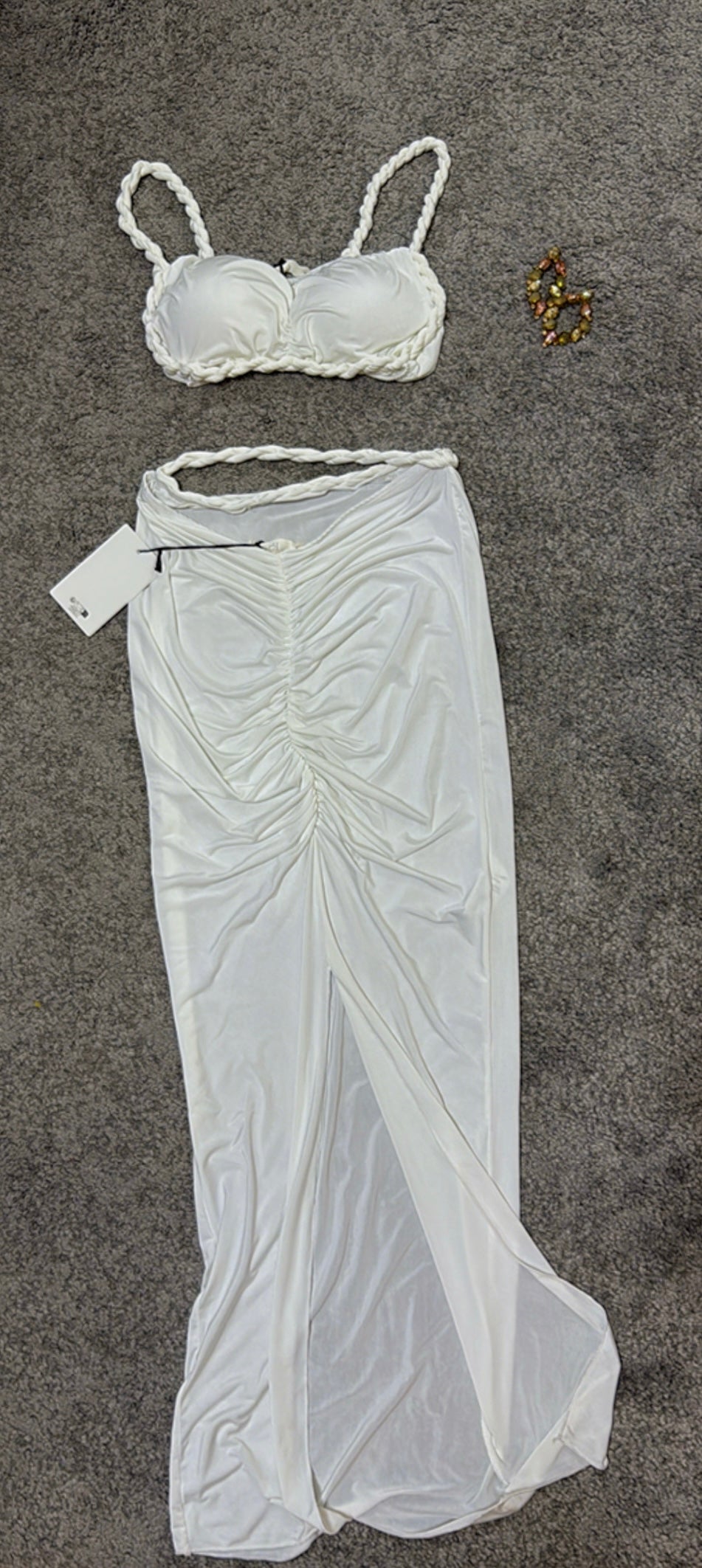 Coordinato Intreccio bianco