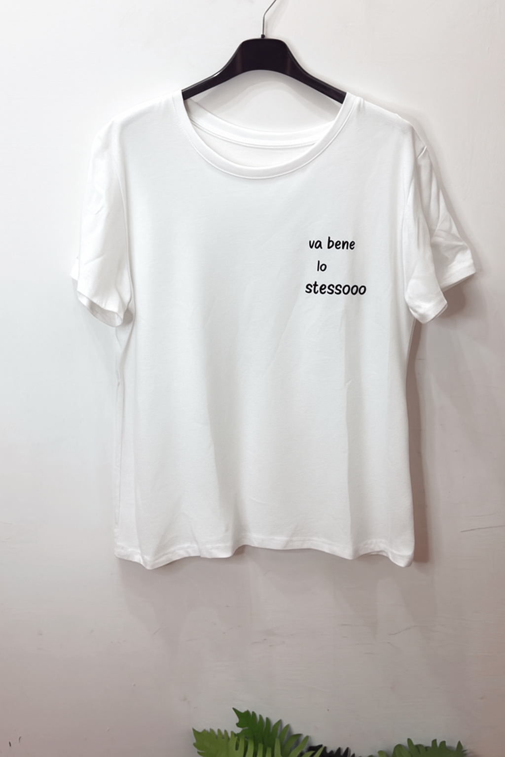 T shirt “va bene lo stesso “