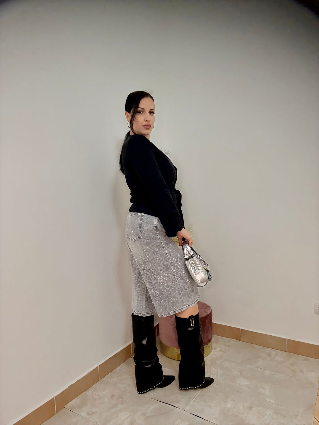 Bermuda jeans Level up