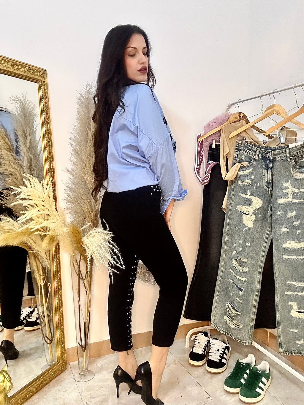 Jeans nero Margi