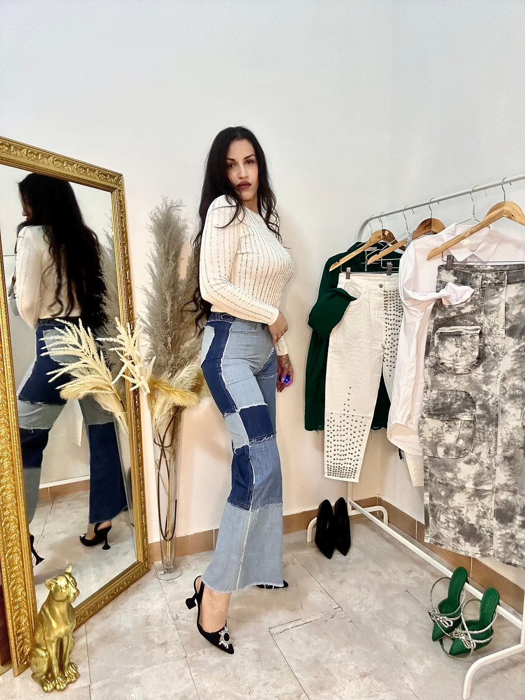 Jeans toppe Desiree