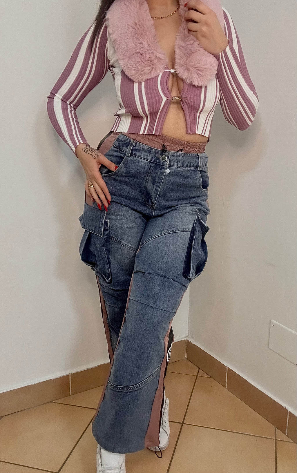 Panta-jeans pink